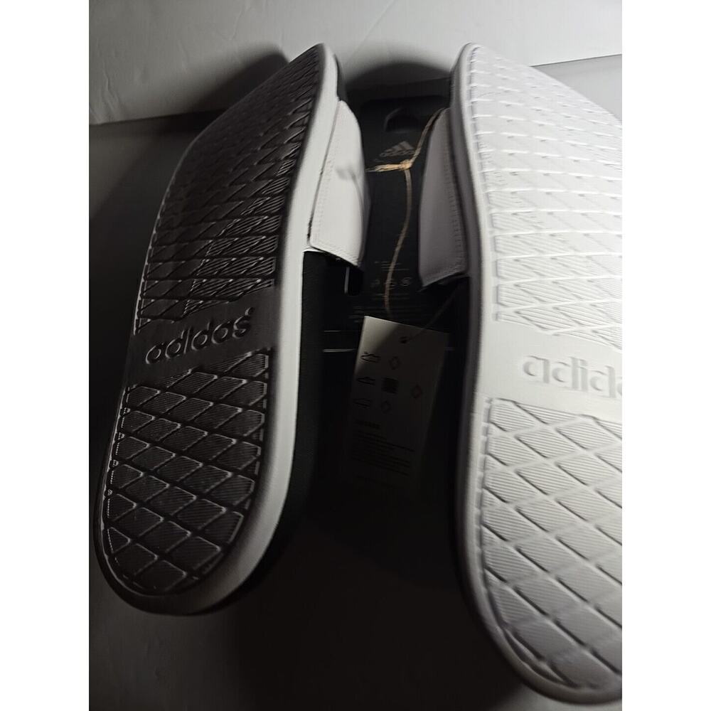 Adidas Adilette Comfort Slides 14 Women's / 13 Men's WHITE RAINBOW H02488 Sandal - Picture 6 of 8